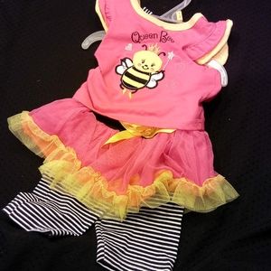 Baby "Queen Bee"outfit 6/9mo